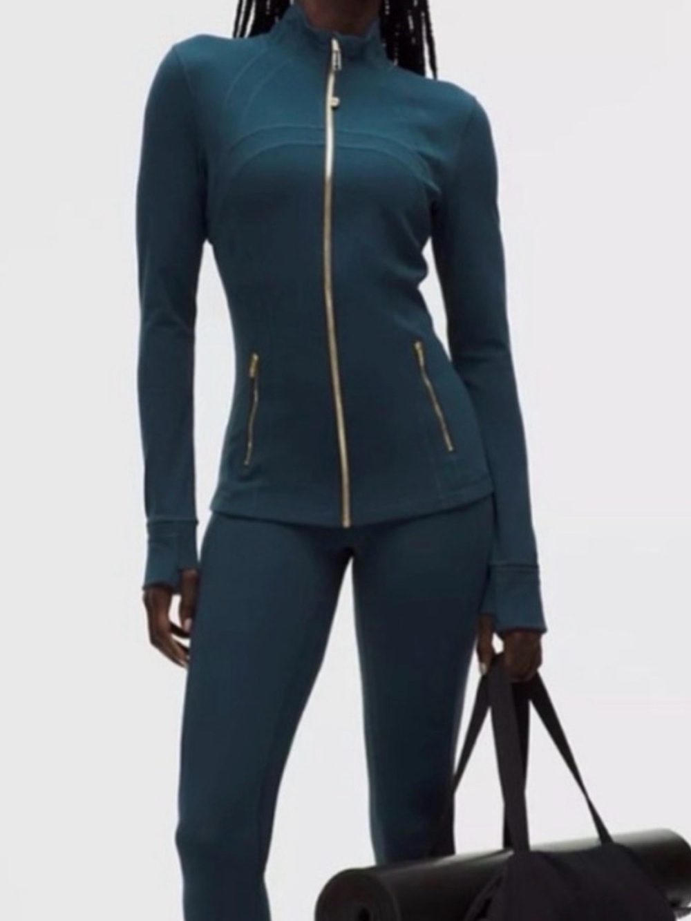 Lululemon Define Jacket Nulu ~indochine blue/gold~ Size 14 NWT $128 MSRP 🌟